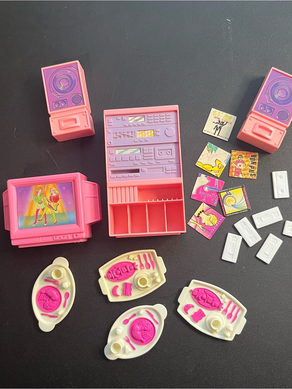 Vintage 1980’s Barbie Dream House Accessories.